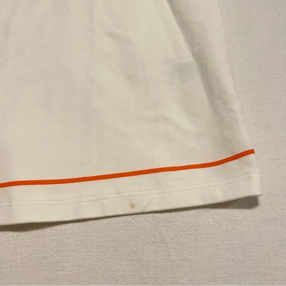 HUNTER for Target Contrast Trim White Orange Tank Top Shirt Women's Size XL - Picture 8 of 16